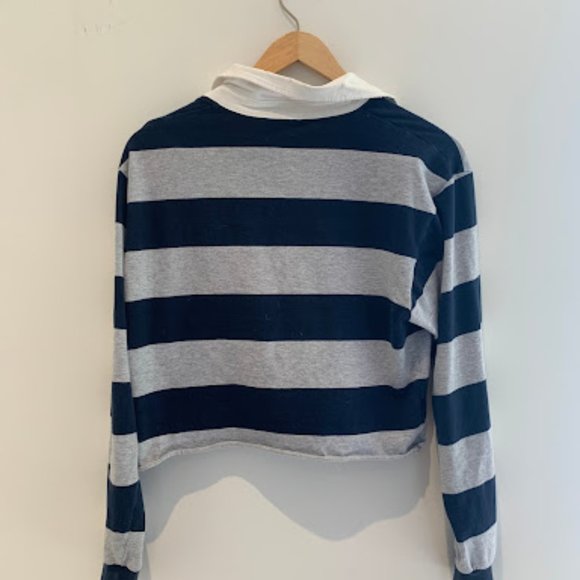 Brandy Melville Rugby Long Sleeve Collared Shirt✨ - Picture 2 of 3